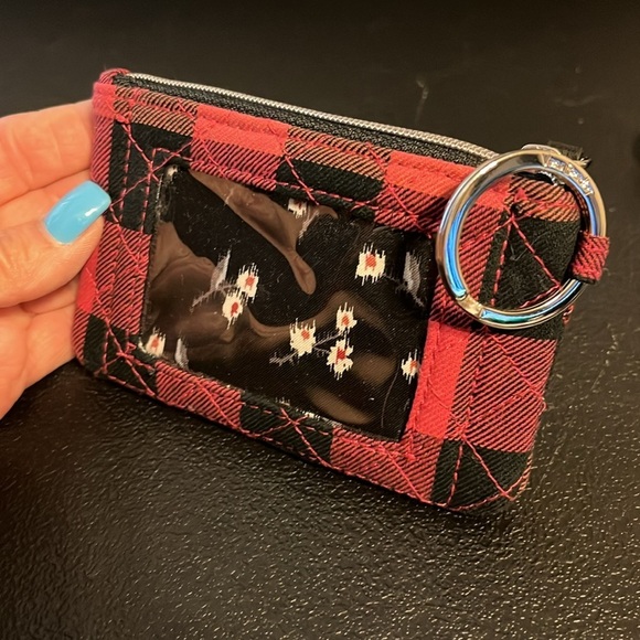 Vera Bradley wallet with key loop - Picture 3 of 4